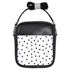 Geometric Pattern Girls Sling Bag