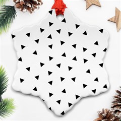 Geometric Pattern Snowflake Ornament (Two Sides)