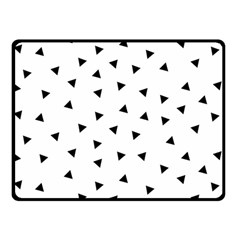 Geometric Pattern Double Sided Fleece Blanket (Small) 