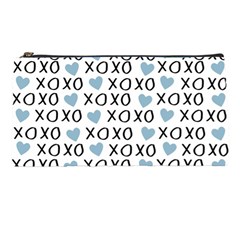 Xo Valentines Day Pattern Pencil Cases by Valentinaart