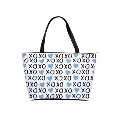 Xo Valentines Day Pattern Classic Shoulder Handbag by Valentinaart