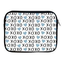 Xo Valentines Day Pattern Apple Ipad 2/3/4 Zipper Cases by Valentinaart