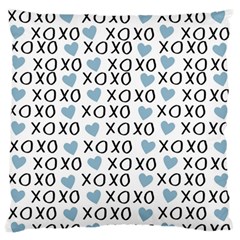 Xo Valentines Day Pattern Standard Flano Cushion Case (one Side) by Valentinaart