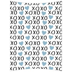 Xo Valentines Day Pattern Back Support Cushion by Valentinaart