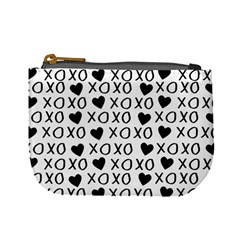 Xo Valentines Day Pattern Mini Coin Purse by Valentinaart