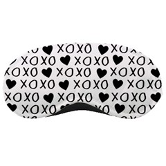 Xo Valentines Day Pattern Sleeping Masks by Valentinaart