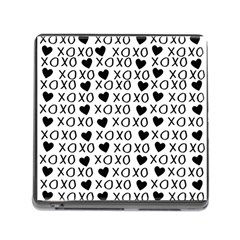 Xo Valentines Day Pattern Memory Card Reader (square 5 Slot) by Valentinaart