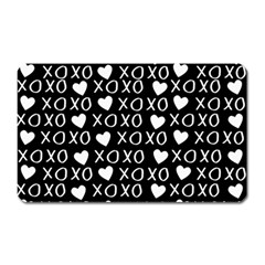 Xo Valentines Day Pattern Magnet (rectangular) by Valentinaart