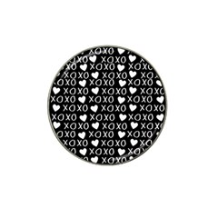 Xo Valentines Day Pattern Hat Clip Ball Marker