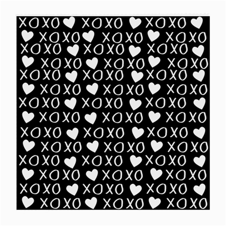 XO Valentines day pattern Medium Glasses Cloth