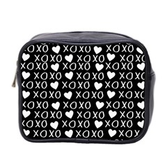 Xo Valentines Day Pattern Mini Toiletries Bag (two Sides) by Valentinaart