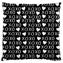 Xo Valentines Day Pattern Standard Flano Cushion Case (one Side) by Valentinaart