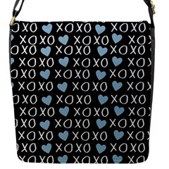 XO Valentines day pattern Flap Closure Messenger Bag (S)