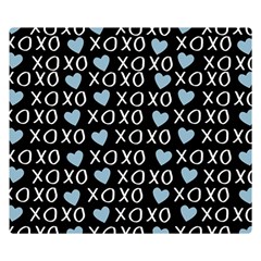 XO Valentines day pattern Double Sided Flano Blanket (Small) 