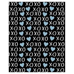 XO Valentines day pattern Drawstring Bag (Small)