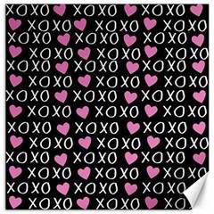 Xo Valentines Day Pattern Canvas 20  X 20  by Valentinaart