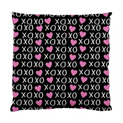 Xo Valentines Day Pattern Standard Cushion Case (two Sides) by Valentinaart