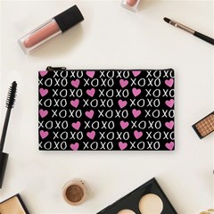 Xo Valentines Day Pattern Cosmetic Bag (small) by Valentinaart