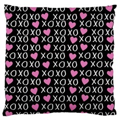 Xo Valentines Day Pattern Standard Flano Cushion Case (two Sides) by Valentinaart