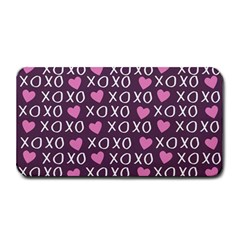 Xo Valentines Day Pattern Medium Bar Mats by Valentinaart