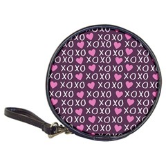 Xo Valentines Day Pattern Classic 20-cd Wallets by Valentinaart