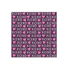 Xo Valentines Day Pattern Satin Bandana Scarf by Valentinaart