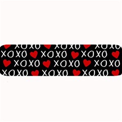 XO Valentines day pattern Large Bar Mats