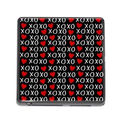 Xo Valentines Day Pattern Memory Card Reader (square 5 Slot) by Valentinaart