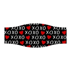 Xo Valentines Day Pattern Stretchable Headband by Valentinaart