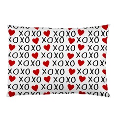 Xo Valentines Day Pattern Pillow Case by Valentinaart