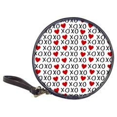 Xo Valentines Day Pattern Classic 20-cd Wallets by Valentinaart