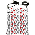 XO Valentines day pattern Shoulder Sling Bag Front