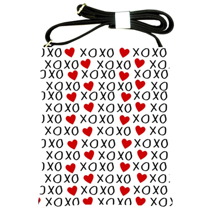 XO Valentines day pattern Shoulder Sling Bag