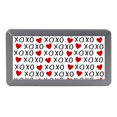 Xo Valentines Day Pattern Memory Card Reader (mini) by Valentinaart