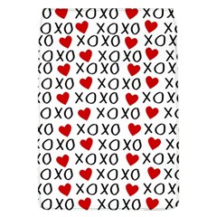 Xo Valentines Day Pattern Removable Flap Cover (l) by Valentinaart