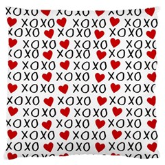 Xo Valentines Day Pattern Standard Flano Cushion Case (two Sides) by Valentinaart