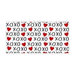 Xo Valentines Day Pattern Yoga Headband by Valentinaart