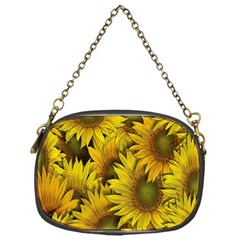 Surreal Sunflowers Chain Purse (one Side) by retrotoomoderndesigns