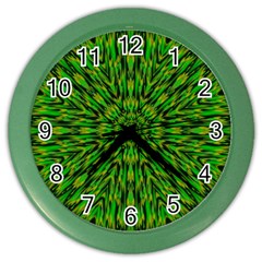 Love The Tulips In The Right Season Color Wall Clock by pepitasart