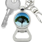 Tree And Blue Sky Bottle Opener Key Chains Front