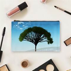 Tree And Blue Sky Cosmetic Bag (medium) by LoolyElzayat