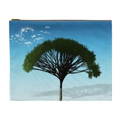 Tree And Blue Sky Cosmetic Bag (xl) by LoolyElzayat