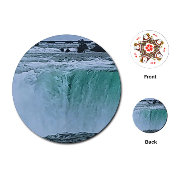 Niagara falls Playing Cards (Round)