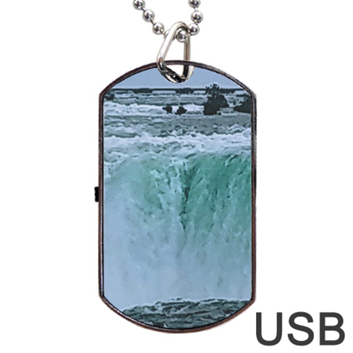 Niagara falls Dog Tag USB Flash (One Side)