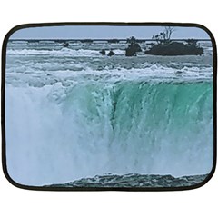 Niagara Falls Double Sided Fleece Blanket (mini)  by Riverwoman