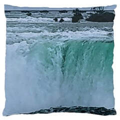 Niagara Falls Large Cushion Case (two Sides) by Riverwoman