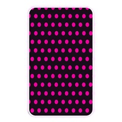 Pink Black Polka Dots Memory Card Reader (Rectangular)