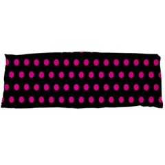 Pink Black Polka Dots Body Pillow Case Dakimakura (Two Sides)