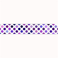 Shades Of Purple Polka Dots Small Bar Mats by retrotoomoderndesigns