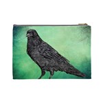 Raven - In Green - Cosmetic Bag (Large) Back